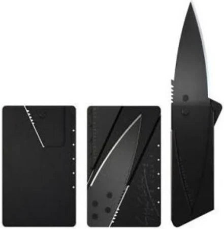 🗡️ Cuchillo Tarjeta – Tu Herramienta de Supervivencia en el Bolsillo