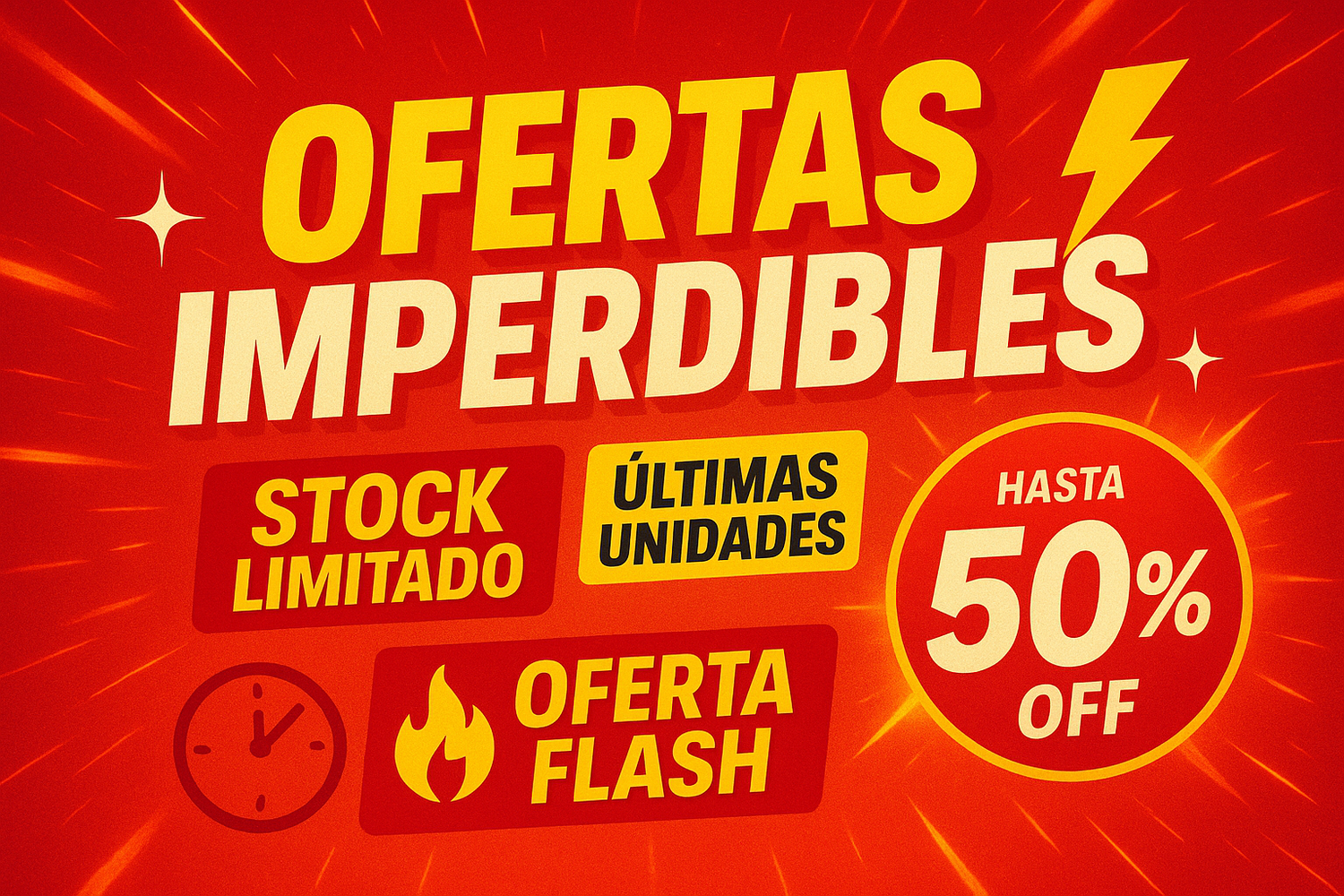 OFERTAS IMPERDIBLES - Stock Limitado