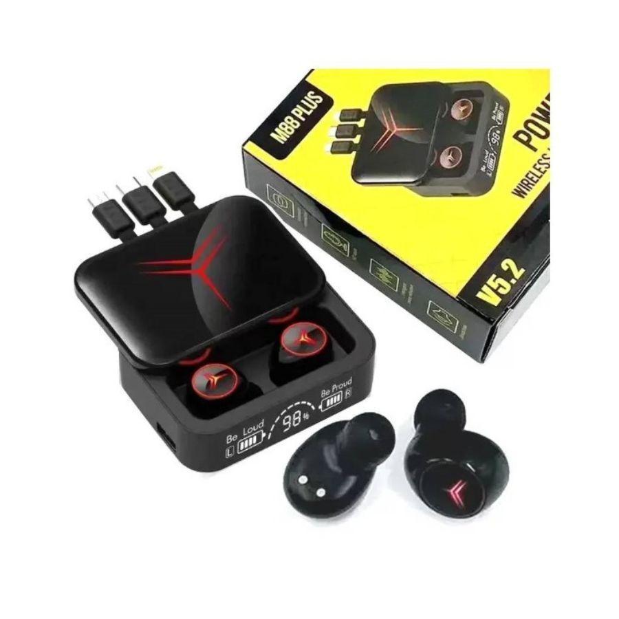 🎧 MPlus Power Bank 2 en 1 – Carga + Auriculares en un Solo Dispositivo