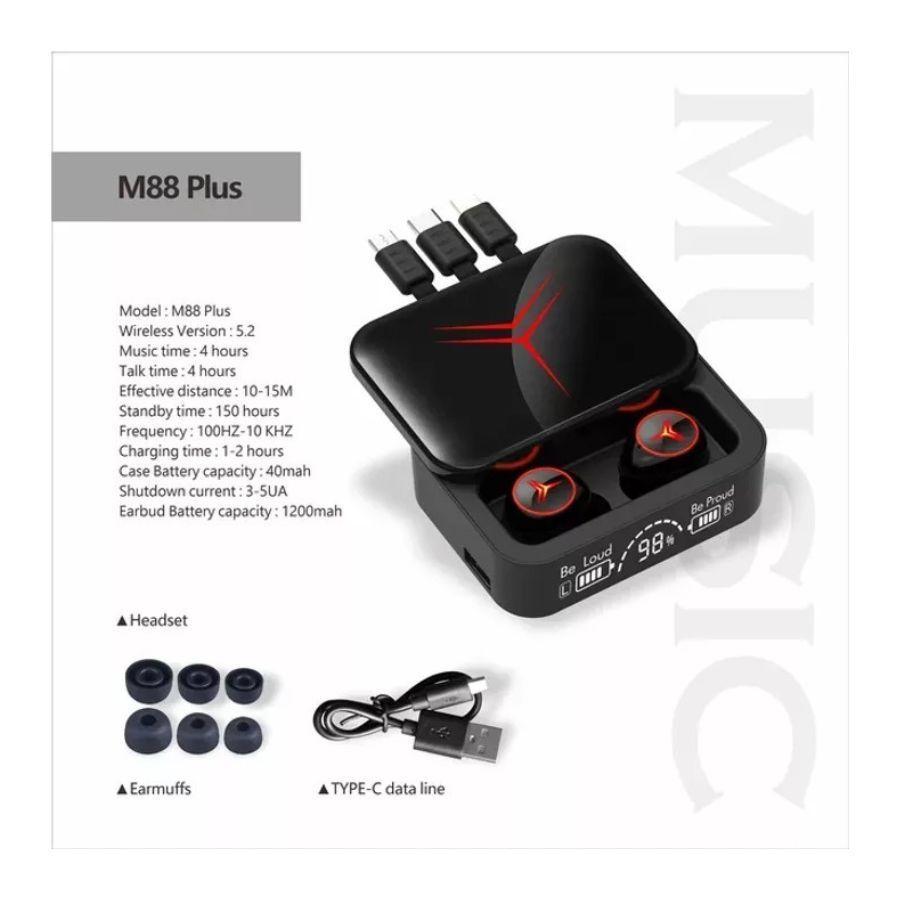 🎧 MPlus Power Bank 2 en 1 – Carga + Auriculares en un Solo Dispositivo