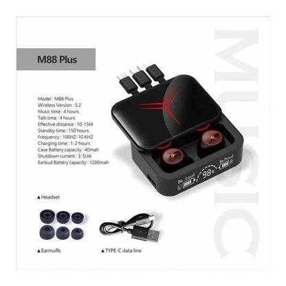 🎧 MPlus Power Bank 2 en 1 – Carga + Auriculares en un Solo Dispositivo