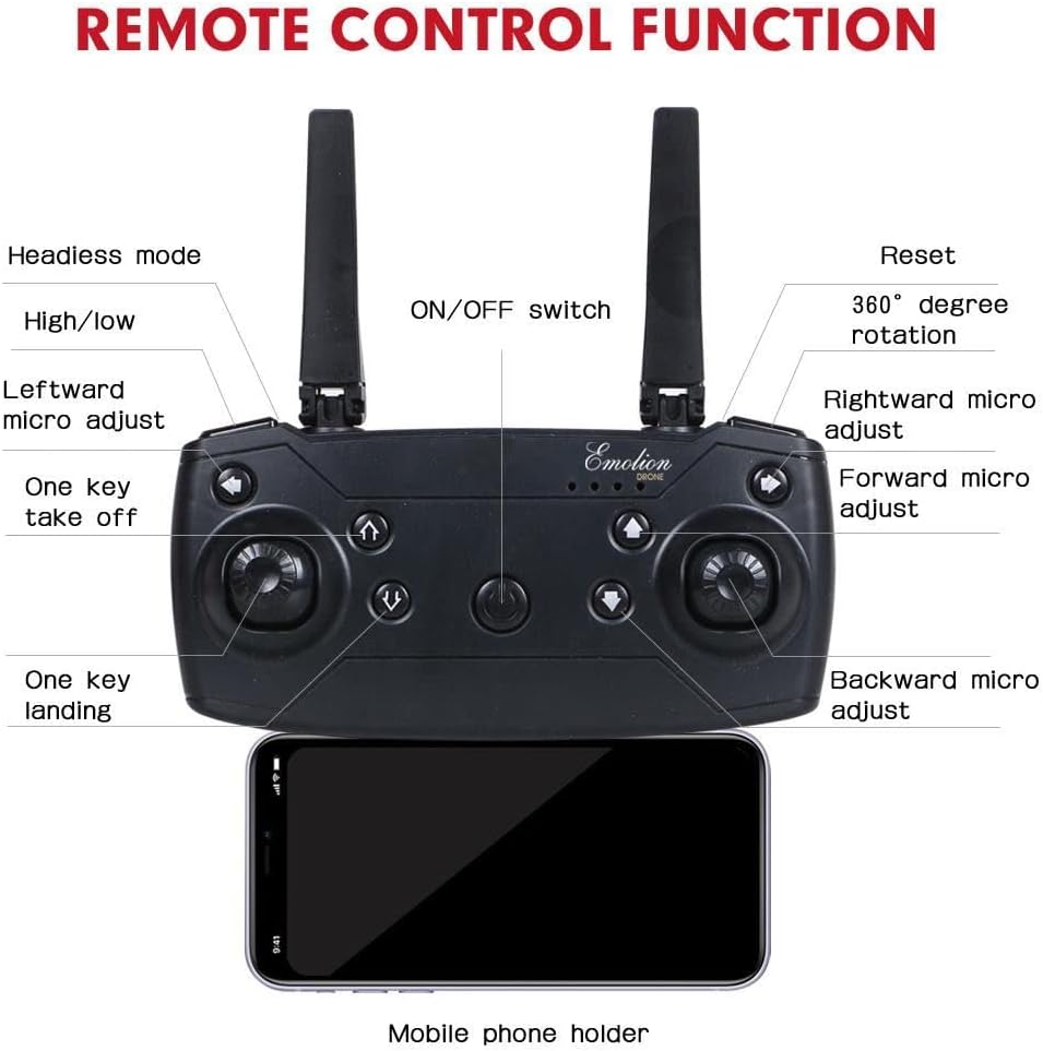 Drone E88 Pro con Cámara HD - Control Remoto WiFi FPV