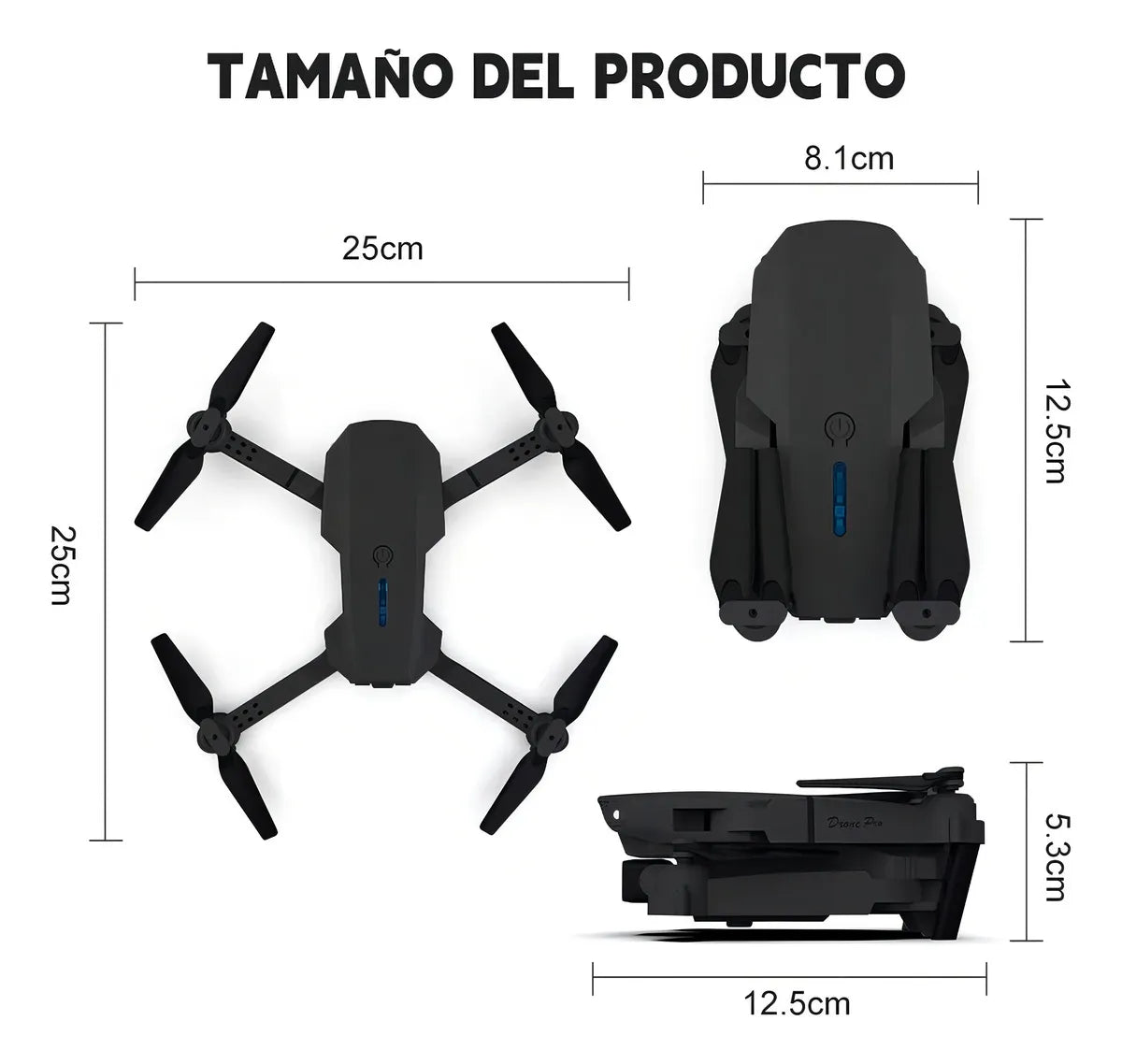 Drone E88 Pro con Cámara HD - Control Remoto WiFi FPV