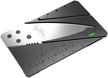 🗡️ Cuchillo Tarjeta – Tu Herramienta de Supervivencia en el Bolsillo