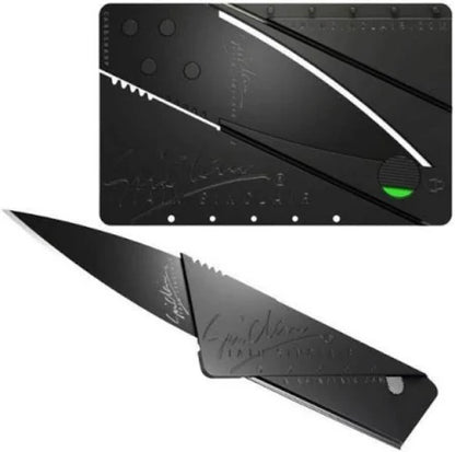 🗡️ Cuchillo Tarjeta – Tu Herramienta de Supervivencia en el Bolsillo